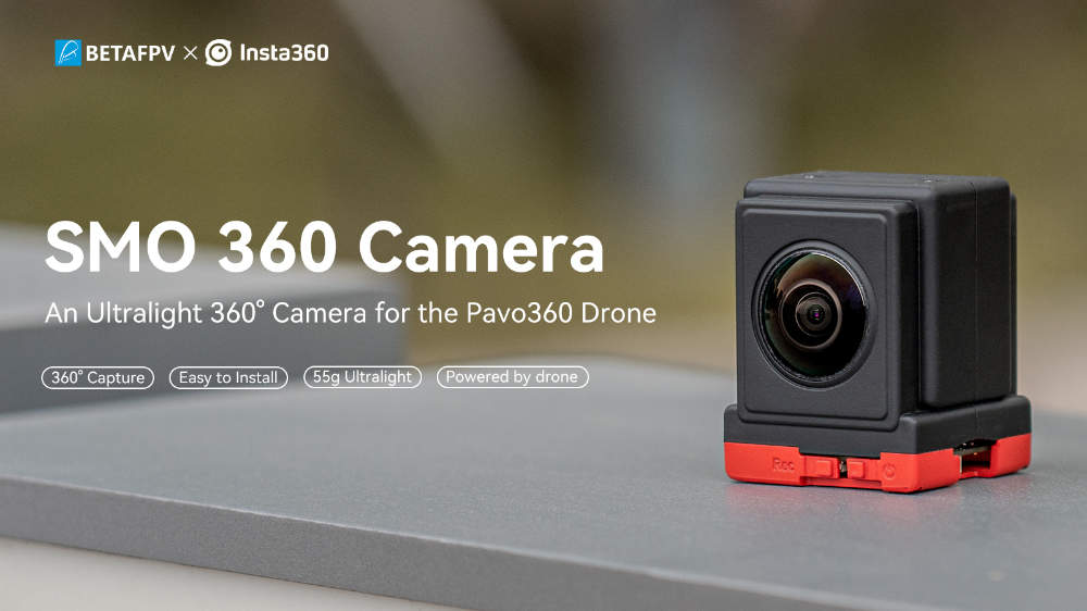 Pavo360 uses the new SMO 360 naked 360 camera