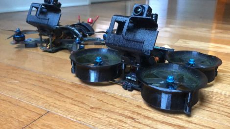 Head tracking gimbal on FPV cinewhoop
