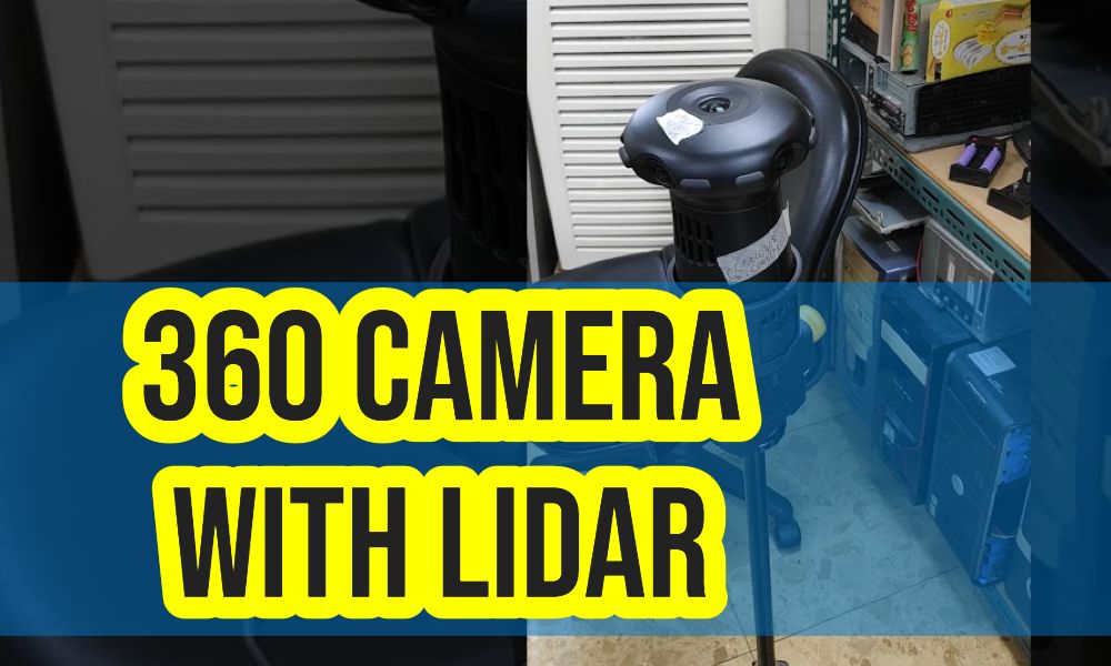 360 camera with LiDAR for 3D virtual tours