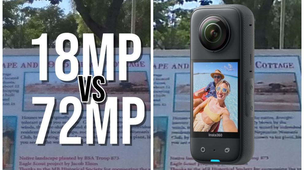 Is Insta360 X3 72mp real or upscaled?