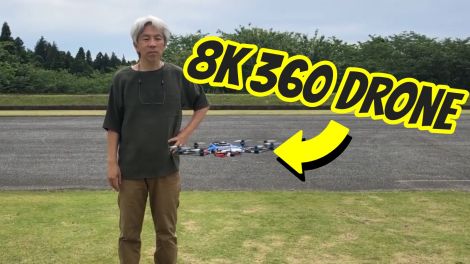 Adapa360 Hawk21 is an 8K 360 camera drone